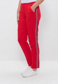 Брюки спортивные, Cleo, цвет: красный. Артикул: MP002XW0OM1D. Одежда / Брюки