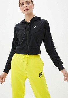 Толстовка, Nike, цвет: черный. Артикул: NI464EWHULL7. Одежда / Толстовки и свитшоты