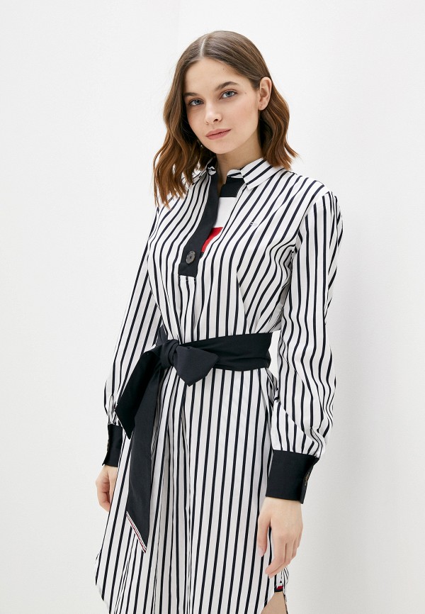 Tommy Hilfiger Платье Рубашка В Полоску Tommy Hilfiger Платье Рубашка В Полоску