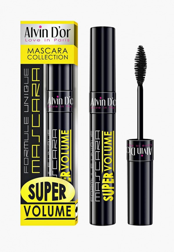 Тушь для ресниц Alvin D'or, Черный, Super Volume extra black, Супер объём и экстра чёрный цвет
Тушь для ресниц Alvin D'or, Черный, Super Volume extra black, Супер объём и экстра чёрный цвет