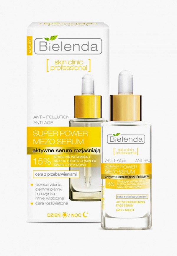Сыворотка для лица Bielenda, Прозрачный, SKIN CLINIC PROFESSIONAL, осветляющая, 30 мл
Сыворотка для лица Bielenda, Прозрачный, SKIN CLINIC PROFESSIONAL, осветляющая, 30 мл