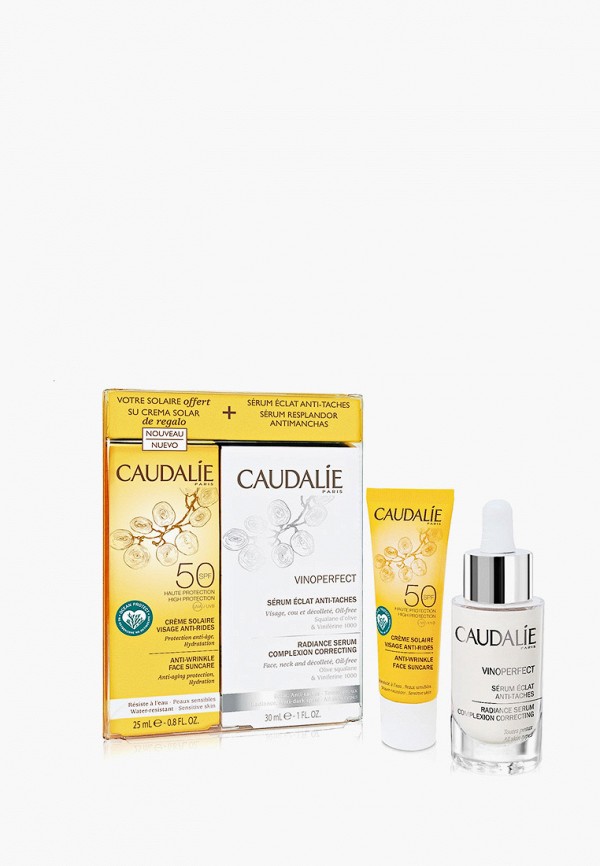Набор для ухода за лицом Caudalie, Прозрачный, сыворотка Vinoperfect, 30 мл, солнцезащитный крем для лица SPF50, 25 мл
Набор для ухода за лицом Caudalie, Прозрачный, сыворотка Vinoperfect, 30 мл, солнцезащитный крем для лица SPF50, 25 мл