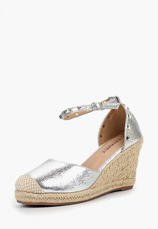 Эспадрильи Exquily, Серебряный 
Эспадрильи Exquily, Серебряный