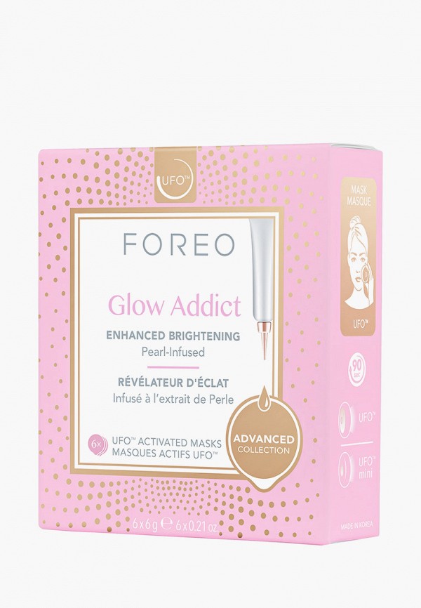 Набор масок для лица Foreo, Прозрачный, Glow Addict, для усиленного сияния кожи, для UFO/UFO mini, 6 шт.
Набор масок для лица Foreo, Прозрачный, Glow Addict, для усиленного сияния кожи, для UFO/UFO mini, 6 шт.