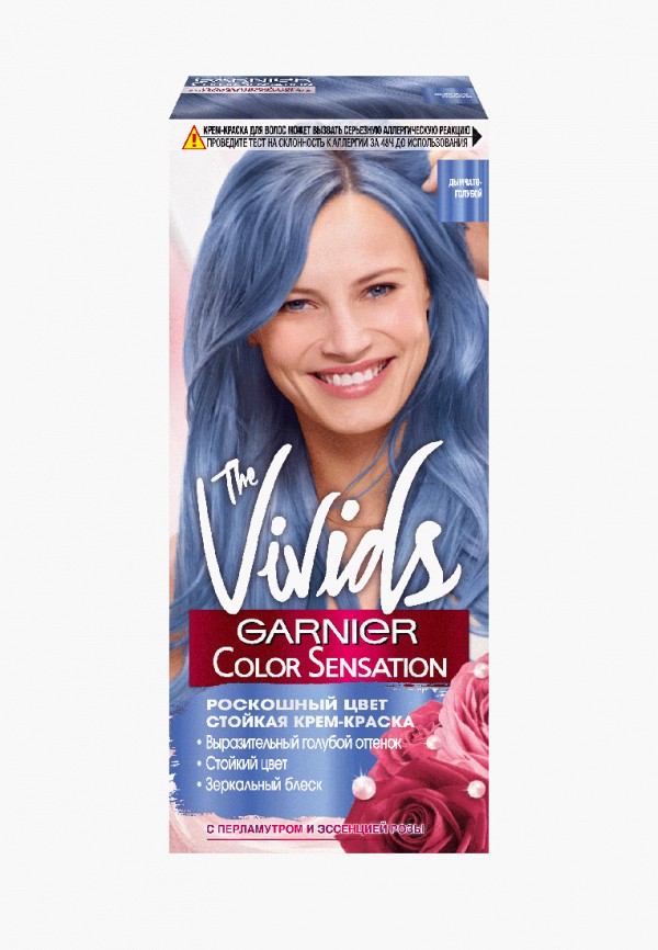 Краска для волос Garnier, Голубой, "Color Sensation, Роскошь цвета", The Vivids, с перламутром, Дымчато-голубой, 110 мл
Краска для волос Garnier, Голубой, "Color Sensation, Роскошь цвета", The Vivids, с перламутром, Дымчато-голубой, 110 мл