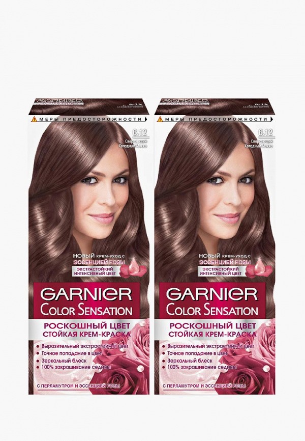 Краска для волос Garnier, Коричневый, "Color Sensation, Роскошь цвета", оттенок 6.12, Сверкающый Холодный Мокко, 2 шт
Краска для волос Garnier, Коричневый, "Color Sensation, Роскошь цвета", оттенок 6.12, Сверкающый Холодный Мокко, 2 шт