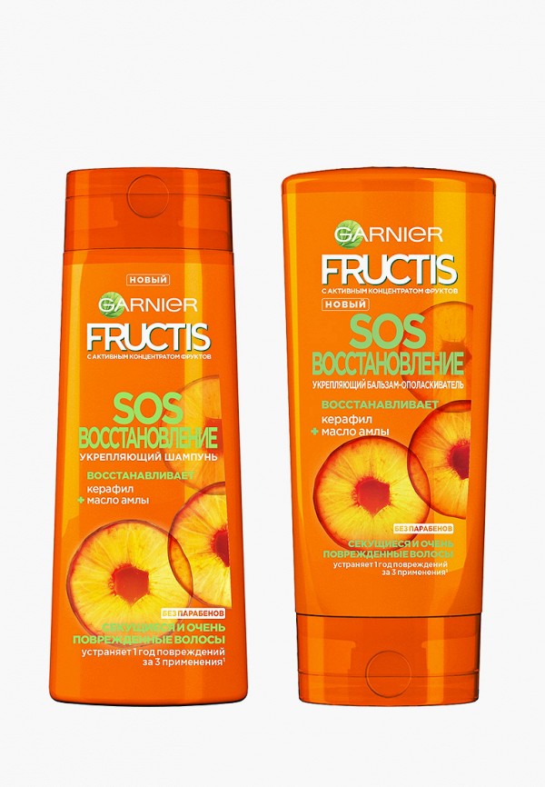 Набор для ухода за волосами Garnier, Прозрачный, Fructis SOS восстановление Шампунь 250мл и Бальзам 200мл
Набор для ухода за волосами Garnier, Прозрачный, Fructis SOS восстановление Шампунь 250мл и Бальзам 200мл
