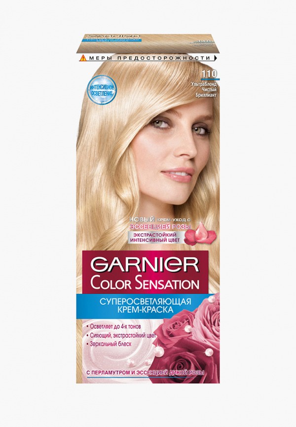 Краска для волос Garnier, Бежевый, "Color Sensation, Роскошь цвета", оттенок 110, Ультра блонд чистый бриллиант, 110 мл
Краска для волос Garnier, Бежевый, "Color Sensation, Роскошь цвета", оттенок 110, Ультра блонд чистый бриллиант, 110 мл