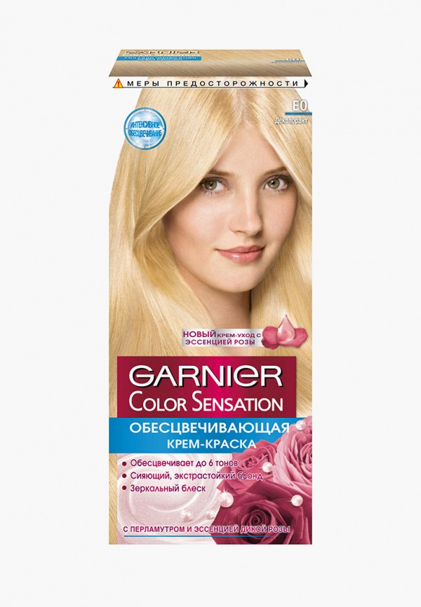 Краска для волос Garnier, Бежевый, "Color Sensation, Роскошь цвета", оттенок E0, Деколорант
Краска для волос Garnier, Бежевый, "Color Sensation, Роскошь цвета", оттенок E0, Деколорант