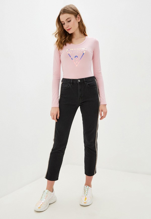 Лонгслив Guess Jeans, Розовый, Guess Jeans GU644EWHSLI5 
Лонгслив Guess Jeans, Розовый, Guess Jeans GU644EWHSLI5