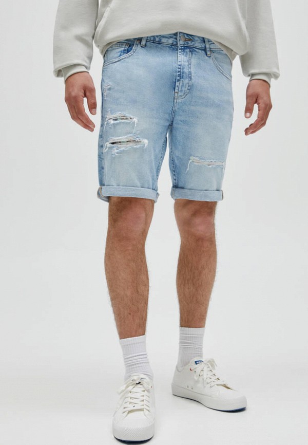 фото Шорты джинсовые pull&bear