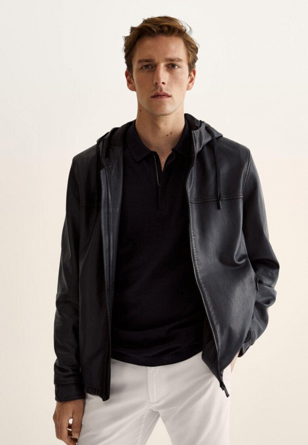 фото Куртка кожаная massimo dutti