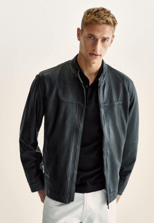 фото Куртка кожаная massimo dutti
