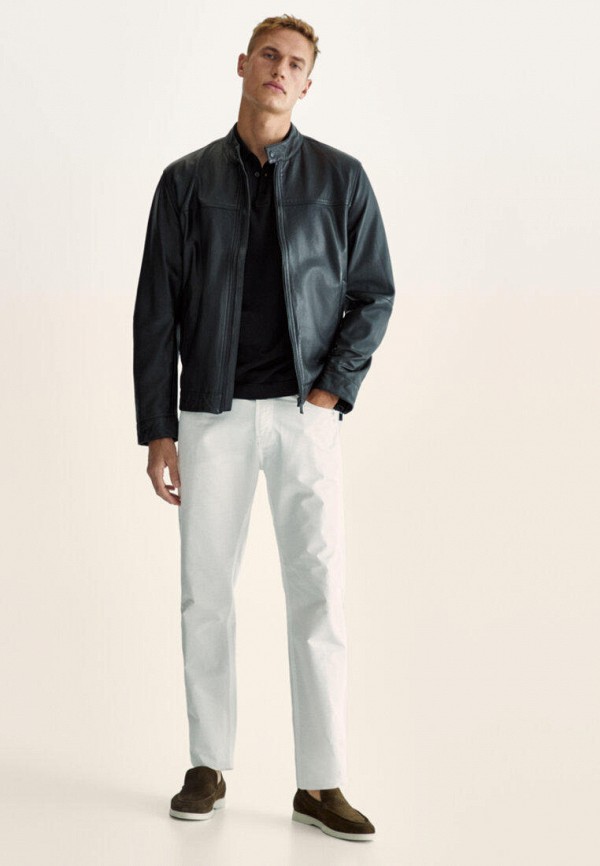 фото Куртка кожаная massimo dutti