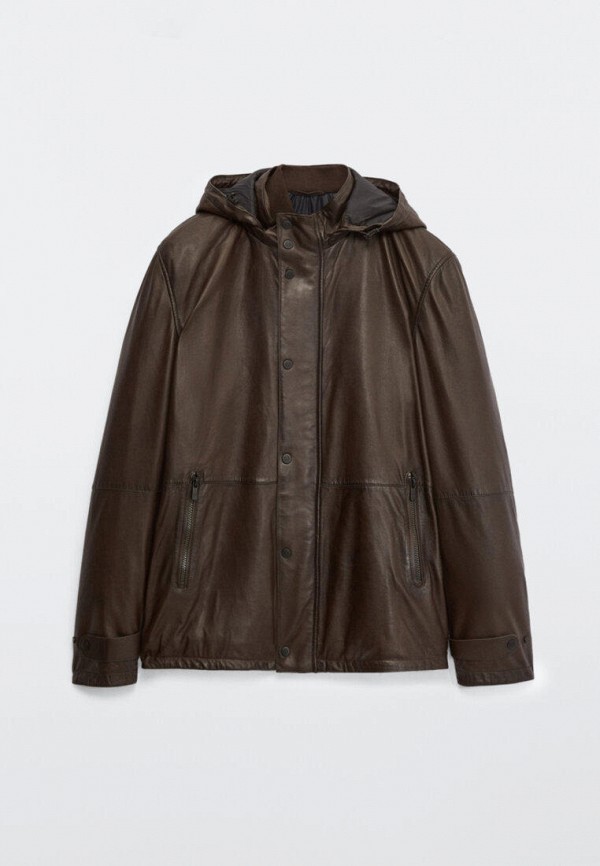фото Куртка кожаная massimo dutti