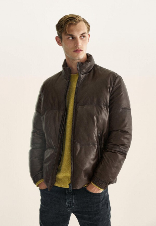 фото Куртка кожаная massimo dutti