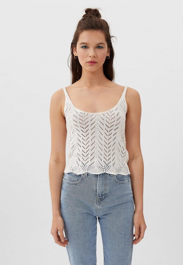 Топ Stradivarius, Белый
Топ Stradivarius, Белый