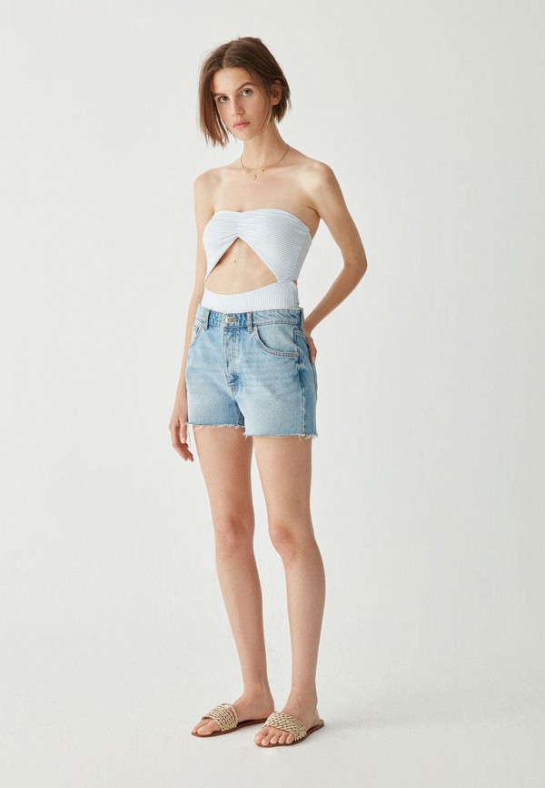 фото Шорты джинсовые pull&bear