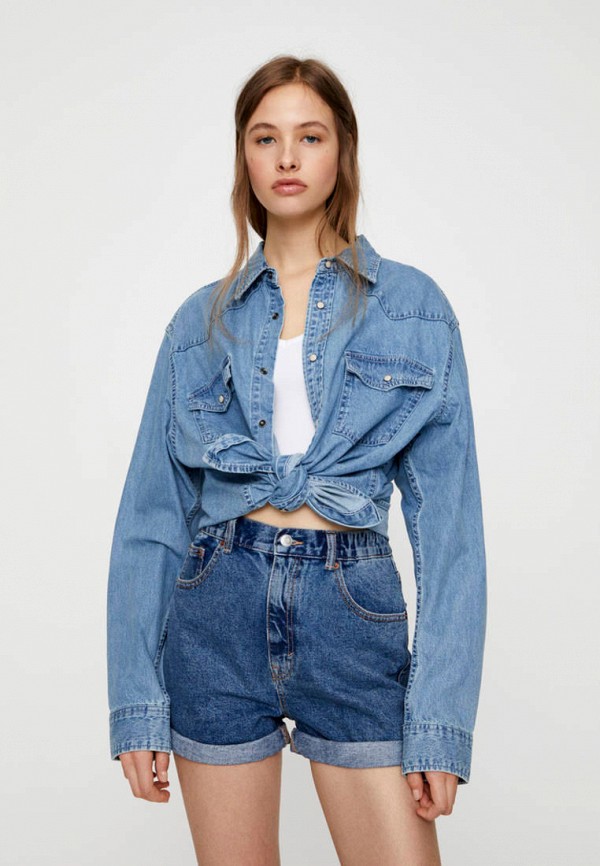 фото Шорты джинсовые pull&bear