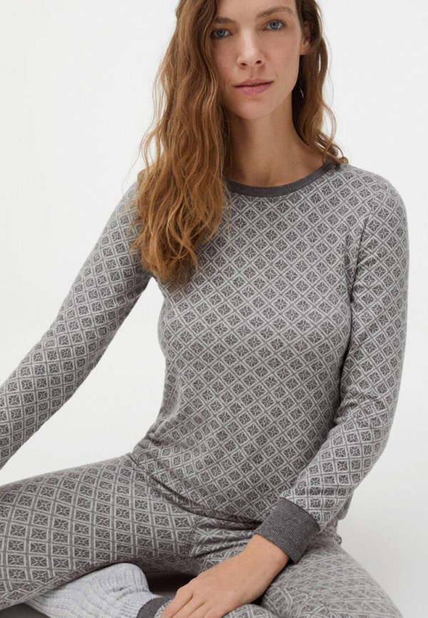 Лонгслив домашний Oysho, Серый
Лонгслив домашний Oysho, Серый