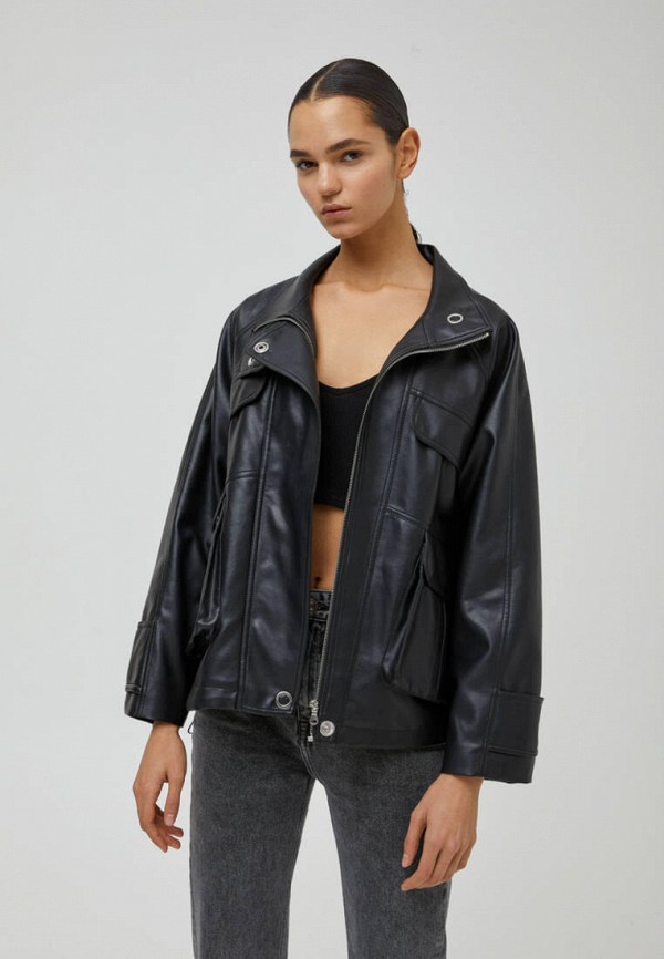 фото Куртка кожаная pull&bear