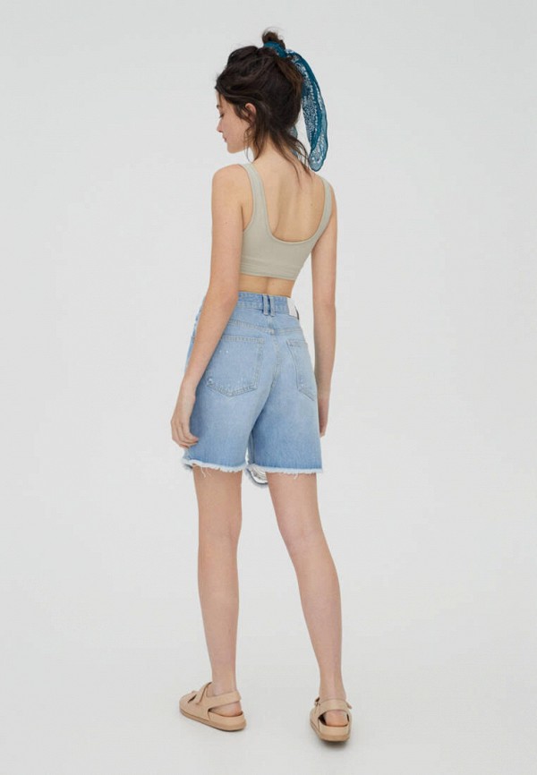 фото Шорты джинсовые pull&bear