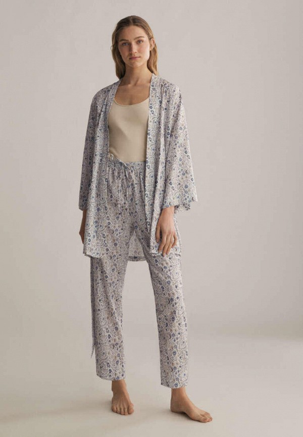 Брюки домашние Oysho, Голубой 
Брюки домашние Oysho, Голубой