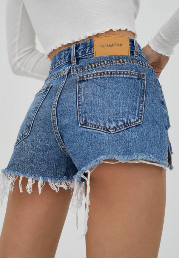 фото Шорты джинсовые pull&bear