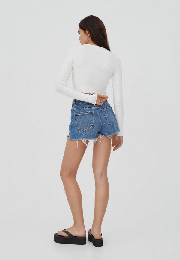 фото Шорты джинсовые pull&bear