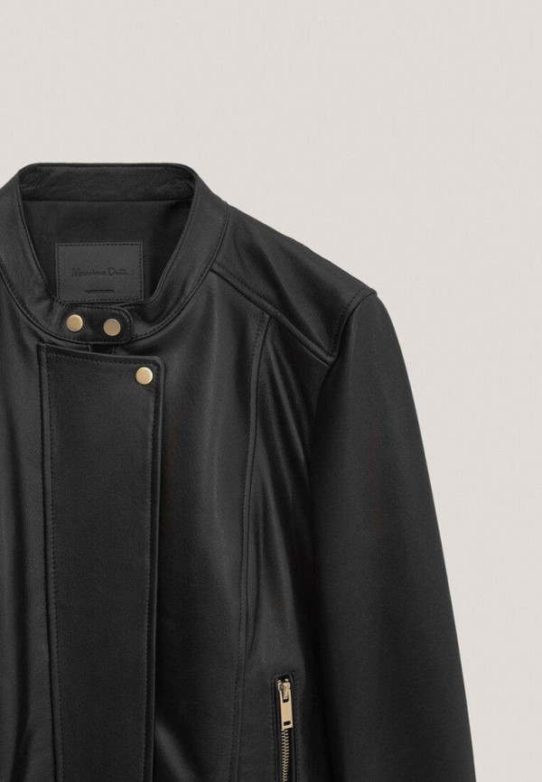 фото Куртка кожаная massimo dutti