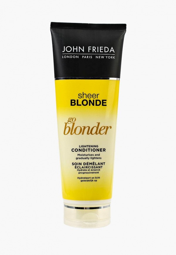 Кондиционер для волос John Frieda, Прозрачный, Sheer Blonde Go Blonder осветляющий для натуральных, мелированных и окрашенных светлых волос 250 мл
Кондиционер для волос John Frieda, Прозрачный, Sheer Blonde Go Blonder осветляющий для натуральных, мелированных и окрашенных светлых волос 250 мл