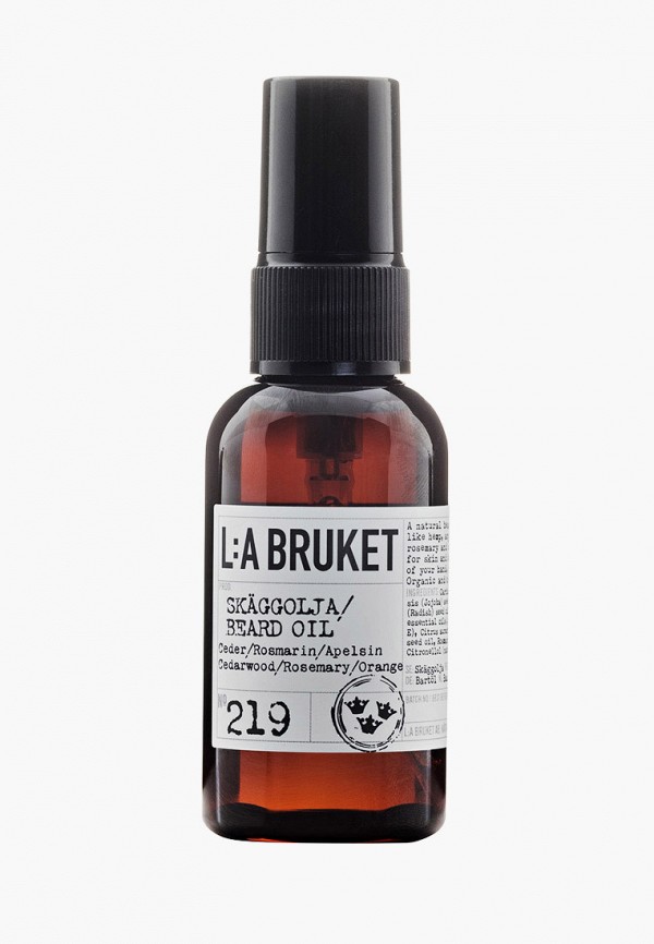 Масло для бороды La Bruket, Прозрачный, 219 CEDER/ROSMARIN/APELSIN/CEDARWOOD/ROSEMARY/ORANGE, 55 ml
Масло для бороды La Bruket, Прозрачный, 219 CEDER/ROSMARIN/APELSIN/CEDARWOOD/ROSEMARY/ORANGE, 55 ml