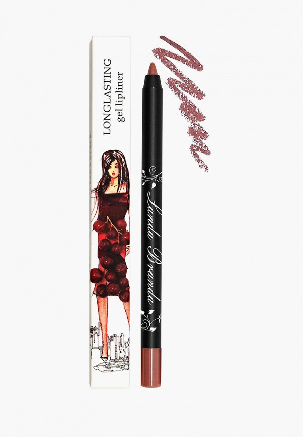Карандаш для губ Landa Branda, Розовый, LONGLASTING cocoa cream, тон 25 
Карандаш для губ Landa Branda, Розовый, LONGLASTING cocoa cream, тон 25