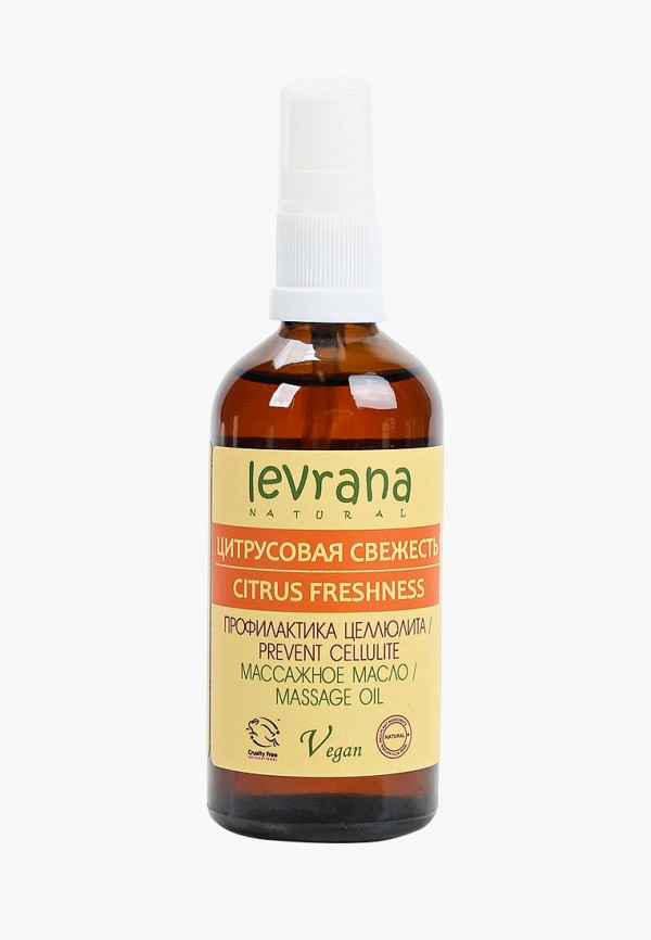 Масло массажное Levrana, Коричневый, Цитрусовая свежесть, 100 мл.
Масло массажное Levrana, Коричневый, Цитрусовая свежесть, 100 мл.