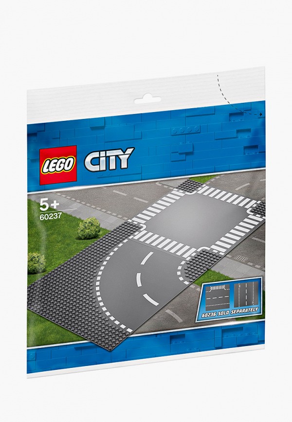 Элементы LEGO LEGO City 60237 Поворот и перекрёсток 60237