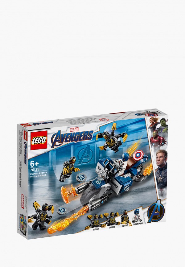 Конструктор LEGO, Разноцветный, Super Heroes 76123 Капитан Америка: Атака Аутрайдеров
Конструктор LEGO, Разноцветный, Super Heroes 76123 Капитан Америка: Атака Аутрайдеров