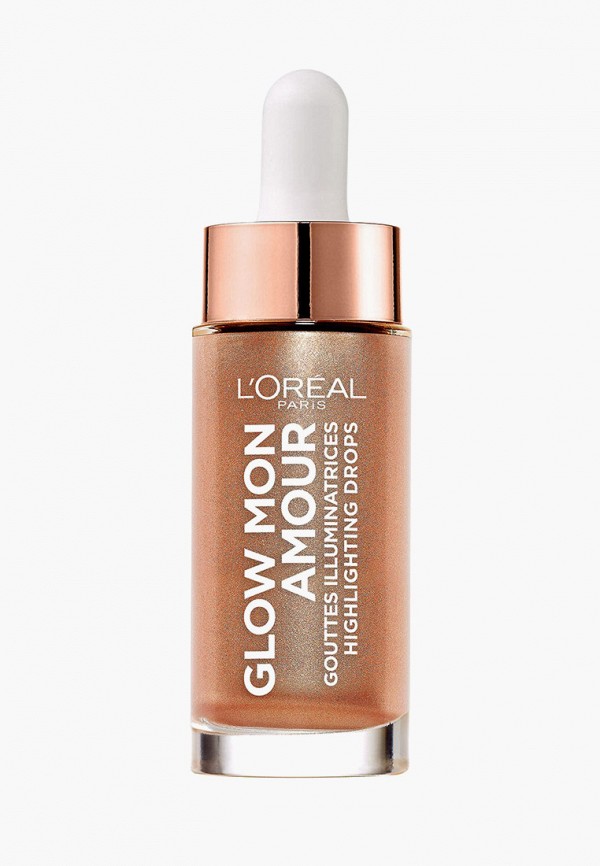 Хайлайтер L'Oreal Paris, Бежевый, жидкий, для сияния кожи "Glow Mon Amour", оттенок 02, Бронзовый, 15 мл, с Кокосовым маслом
Хайлайтер L'Oreal Paris, Бежевый, жидкий, для сияния кожи "Glow Mon Amour", оттенок 02, Бронзовый, 15 мл, с Кокосовым маслом