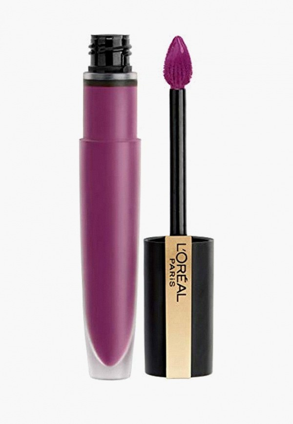 Помада L'Oreal Paris, Фиолетовый, -тинт для губ Rouge Signature, матовый, оттенок 104, "Я бунтую", фиолетовый, 7 мл
Помада L'Oreal Paris, Фиолетовый, -тинт для губ Rouge Signature, матовый, оттенок 104, "Я бунтую", фиолетовый, 7 мл