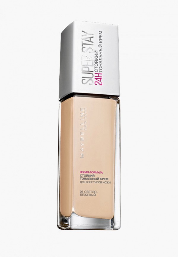 Тональный крем Maybelline New York, Бежевый, Super Stay 24H, оттенок 06, Светло-бежевый, 30 мл
Тональный крем Maybelline New York, Бежевый, Super Stay 24H, оттенок 06, Светло-бежевый, 30 мл
