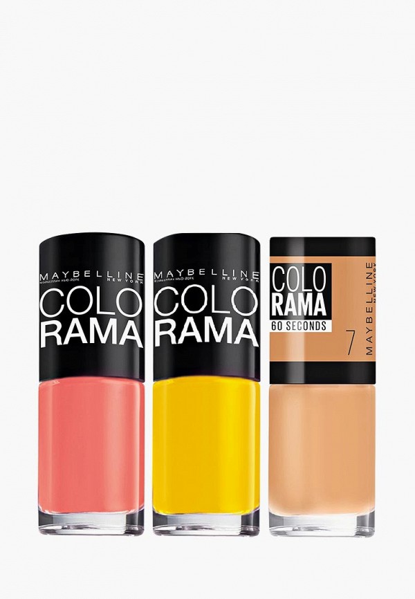 Набор лаков для ногтей Maybelline New York, Разноцветный, Colorama: 749, Банана-шэйк; 91, Коралловый риф; 7, Мягкая замша, 3х7 мл
Набор лаков для ногтей Maybelline New York, Разноцветный, Colorama: 749, Банана-шэйк; 91, Коралловый риф; 7, Мягкая замша, 3х7 мл