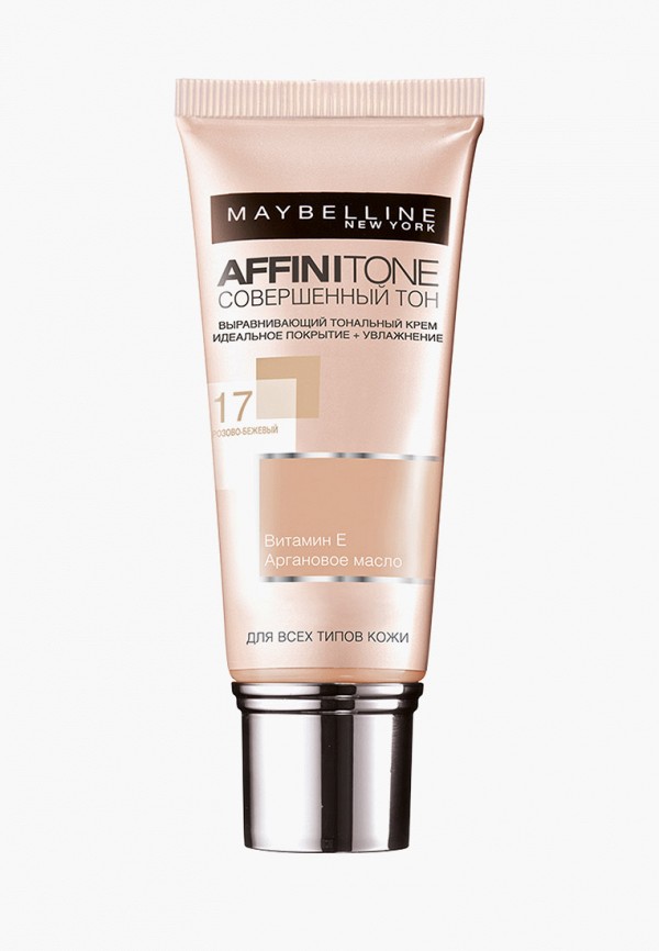 Тональный крем Maybelline New York, Бежевый, Affinitone, выравнивающий и увлажняющий, с аргановым маслом, оттенок 17, Розово-бежевый, 30 мл
Тональный крем Maybelline New York, Бежевый, Affinitone, выравнивающий и увлажняющий, с аргановым маслом, оттенок 17, Розово-бежевый, 30 мл