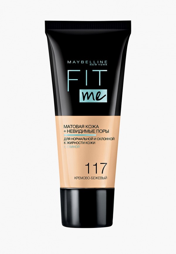Тональный крем Maybelline New York, Бежевый, "Fit Me", Матовая кожа + невидимые поры, Оттенок 117, Кремово-бежевый, 30 мл
Тональный крем Maybelline New York, Бежевый, "Fit Me", Матовая кожа + невидимые поры, Оттенок 117, Кремово-бежевый, 30 мл