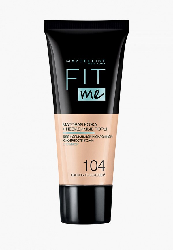 Тональный крем Maybelline New York, Бежевый, Fit Me, матирующий, скрывающий поры, Оттенок 104, Ванильно-Бежевый, 30 мл
Тональный крем Maybelline New York, Бежевый, Fit Me, матирующий, скрывающий поры, Оттенок 104, Ванильно-Бежевый, 30 мл