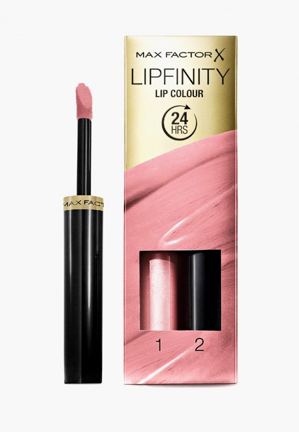 Помада Max Factor, Розовый, стойкая и увлажняющий блеск Lipfinity Lip Colour, 10 Whisper, 2,3 мл
Помада Max Factor, Розовый, стойкая и увлажняющий блеск Lipfinity Lip Colour, 10 Whisper, 2,3 мл
