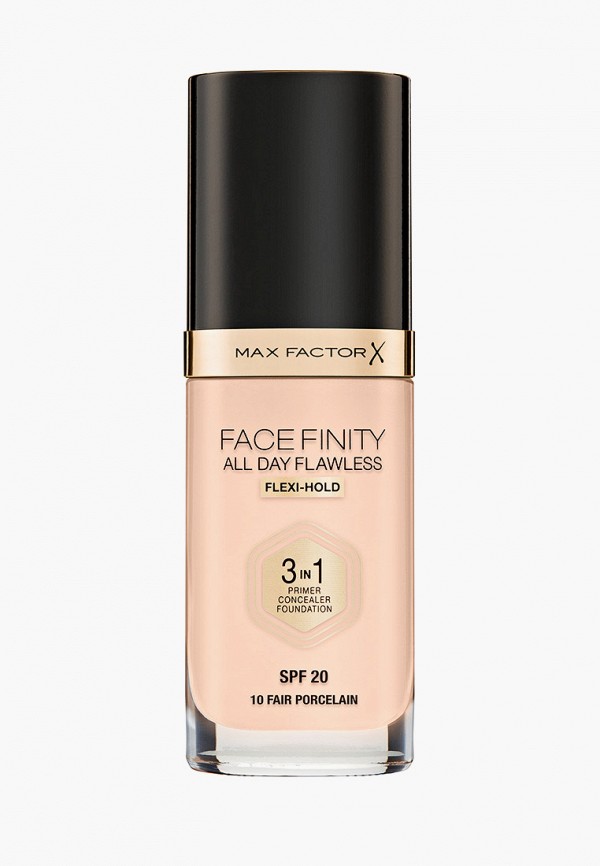 Тональное средство Max Factor, Бежевый, Facefinity All Day Flawless 3-in-1, тон 10 fair porcelain
Тональное средство Max Factor, Бежевый, Facefinity All Day Flawless 3-in-1, тон 10 fair porcelain