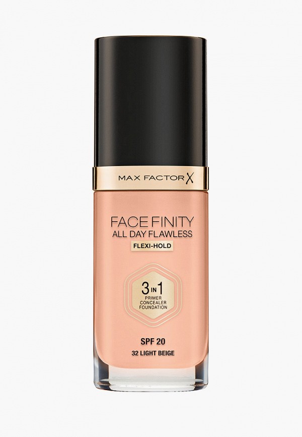 Тональная основа Max Factor, Бежевый, Facefinity All Day Flawless 3-in-1, тон 32 light beige
Тональная основа Max Factor, Бежевый, Facefinity All Day Flawless 3-in-1, тон 32 light beige