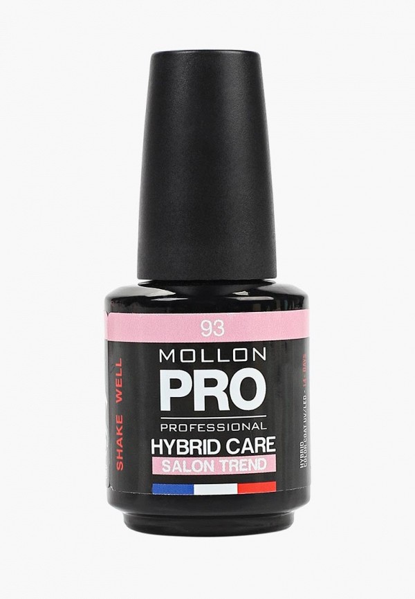 Гель-лак для ногтей Mollon Pro, Розовый, HYBRID CARE SALON TREND UV/LED 12 мл, №093
Гель-лак для ногтей Mollon Pro, Розовый, HYBRID CARE SALON TREND UV/LED 12 мл, №093