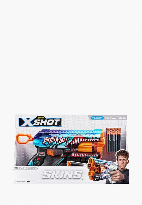 Игрушечное оружие Zuru, Разноцветный, Skins. Бластер Griefer - Shark Thrasher с 12 стрелами
Игрушечное оружие Zuru, Разноцветный, Skins. Бластер Griefer - Shark Thrasher с 12 стрелами