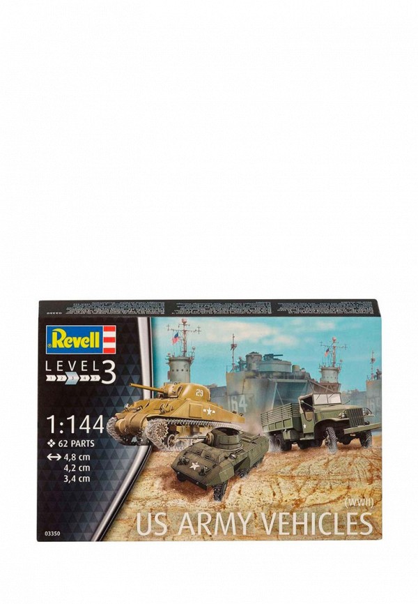 Конструктор Revell, Разноцветный, Военная техника США US ARMY VEHICLES (WWII), 1:144
Конструктор Revell, Разноцветный, Военная техника США US ARMY VEHICLES (WWII), 1:144