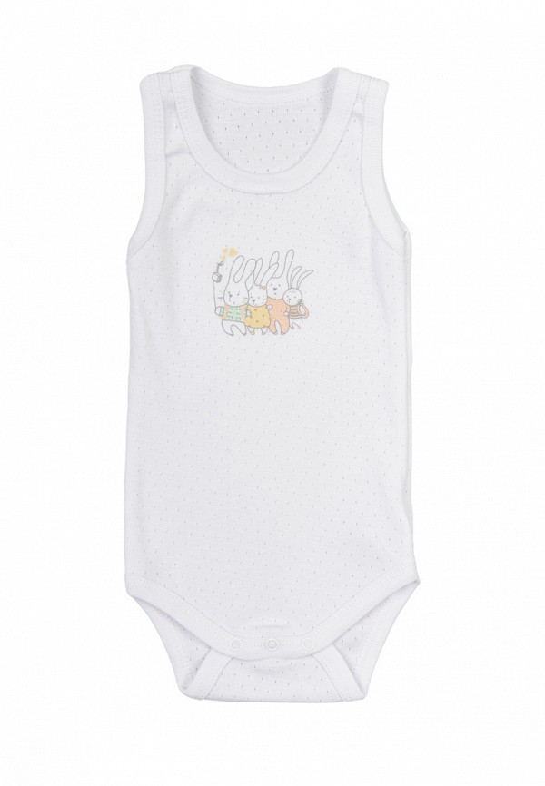 Боди Фламинго текстиль, Белый 
Боди Фламинго текстиль, Белый